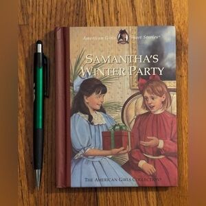 Vintage book American girl dolls Samantha's winter party small book